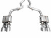 AWE SwitchPath™ Exhaust for S650 Mustang Dark Horse - Quad Chrome Silver Tips