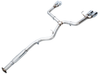 AWE Track Edition Exhaust for VB Subaru WRX - Chrome Silver