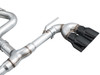 AWE Track Edition Exhaust for Volkswagen MK8 Golf R - Diamond Black Tips