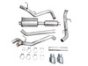 AWE 0FG Exhaust for 4th Gen Toyota Tacoma - Dual Chrome Silver Tips