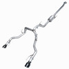 AWE 0FG Non-Resonated Catback for '21+ Ford F-150 Tremor (With Bumper Cutouts) - Diamond Black Tips