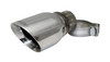 Corsa Single 4" Polished Pro-Series Tip (Clamp Included) 2.5" Inlet Universal