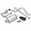 Banks Power 2.5" Monster Exhaust 2007-11 Jeep 3.8L Wrangler 2 Door - Black Tip