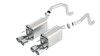 Borla Single 2.5" Into Muffler, Dual 2" Out Axle-Back Exhaust C6 Corvette 2009-2013 Axle-Back Exhaust Atak