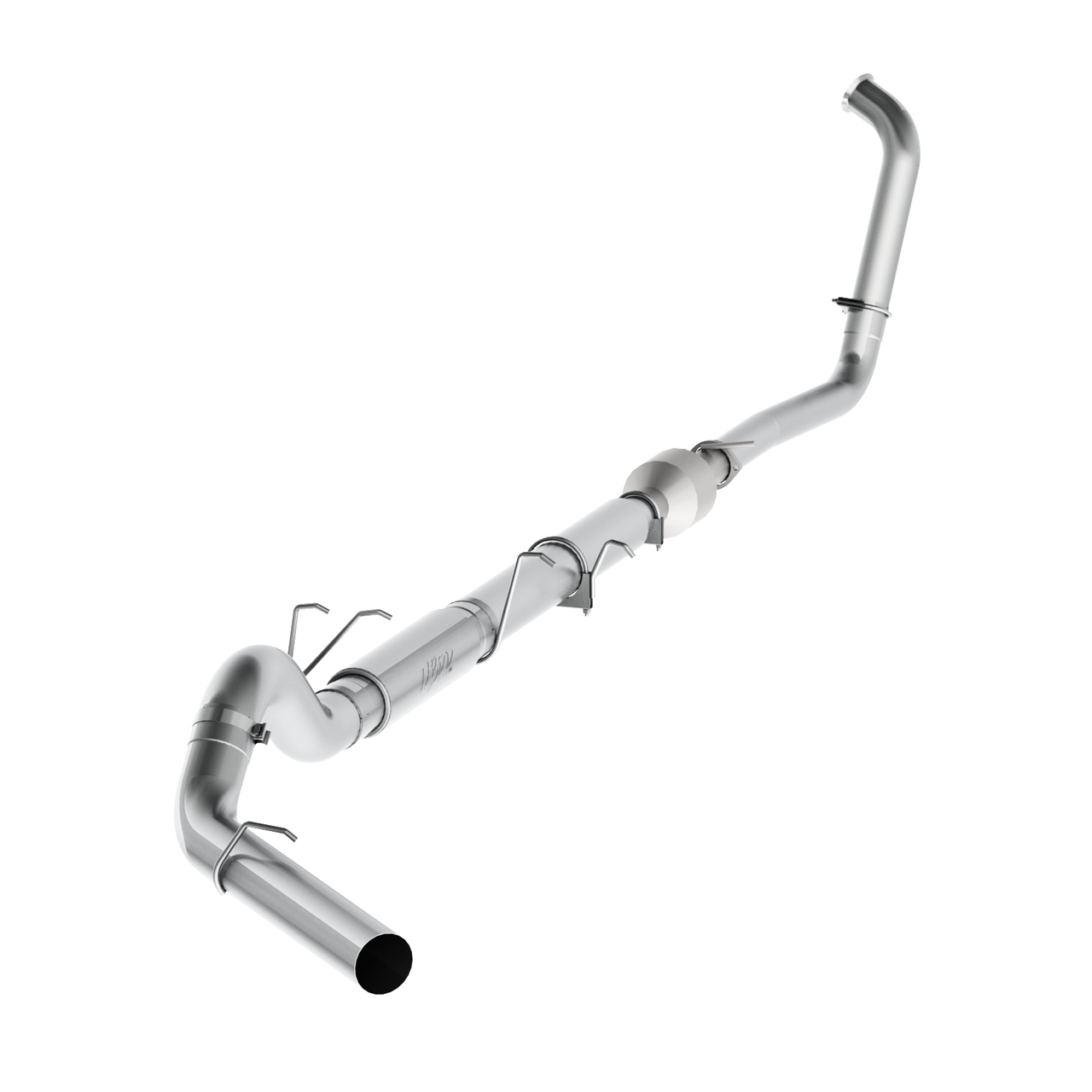MBRP 5in Cat-Back Single Side Exit Exhaust No Muffler | Ford F-250/350 6.0L EC/CC (S62260PLM) main image 0