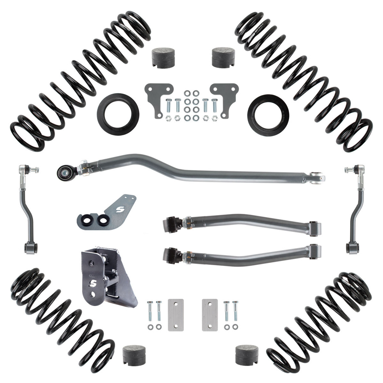 8821-2000 - Synergy Jeep Wrangler JL 2 Inch Lift Stage 1 Suspension System  2 Dr