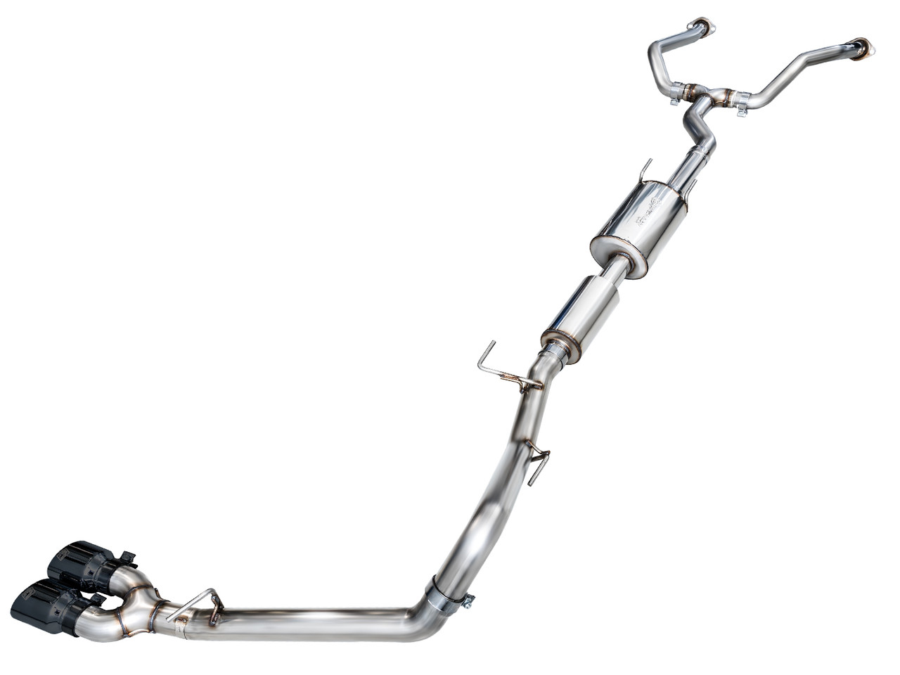 AWE 0FG Exhaust for 3rd Gen Toyota Tundra - Dual Diamond Black