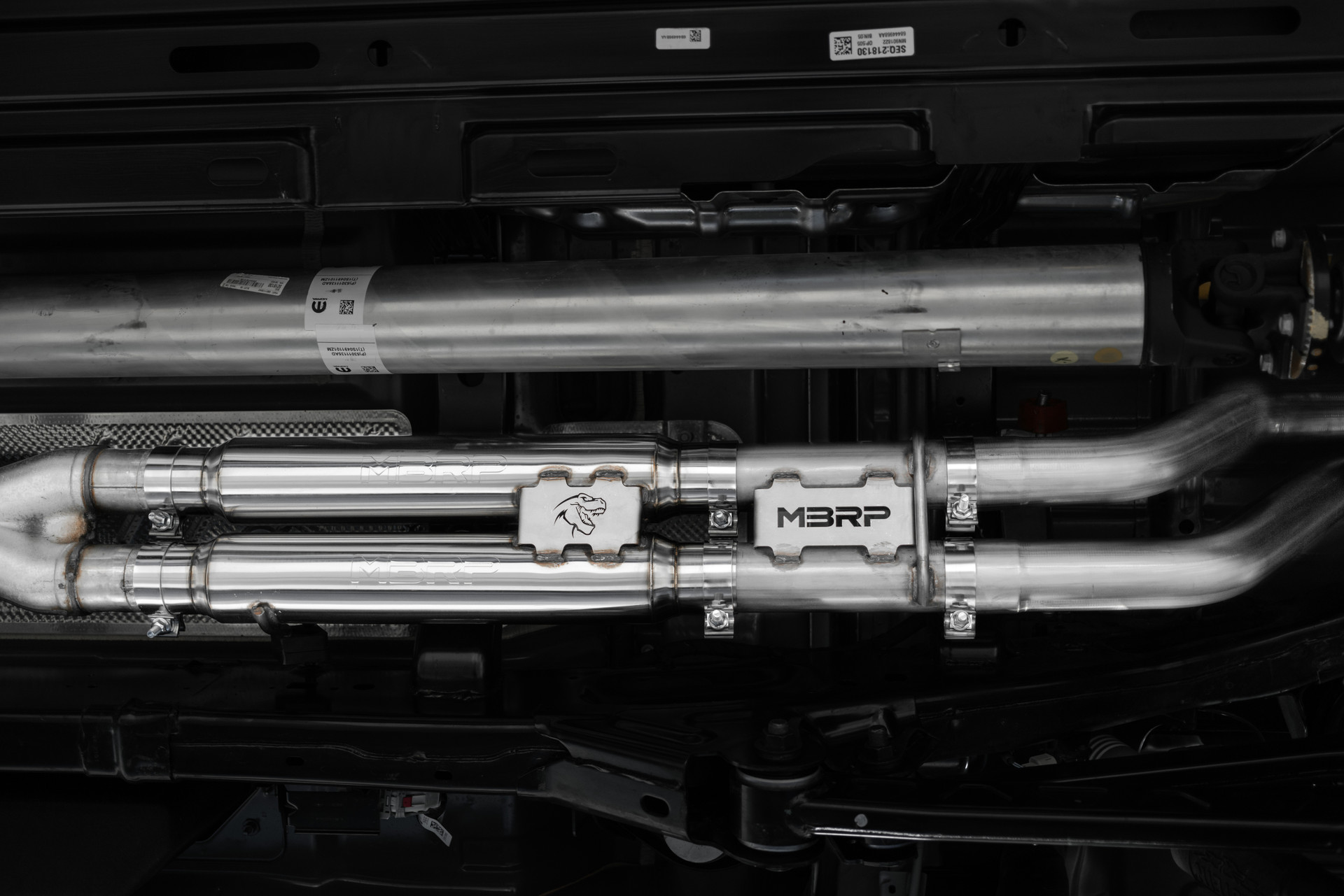 MBRP 3" CatBack Dual Split Rear, Race Version Exhaust System, 2021