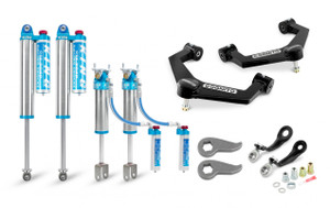 Cognito 3" Elite Leveling Kit w/ King 2.5 Reservoir Shocks for 2020-2024 GMC/Chevy Sierra/Silverado 2500/3500 2WD/4WD