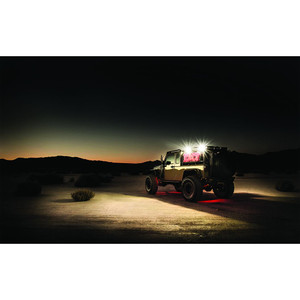 Rigid 4x4 115 Degree Dc Power Scene Light Black Housing