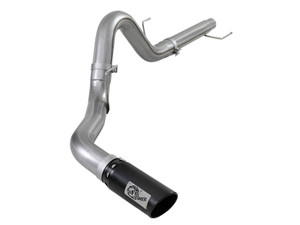 aFe POWER Ford F-150 2021 V6-3.0L Large Bore-HD 4 IN 409 Stainless Steel DPF-Back Exhaust System