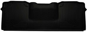 Husky Floor Liners 2nd Seat (Full Coverage) 10-15 Dodge Ram Mega Cab WeatherBeater-Black