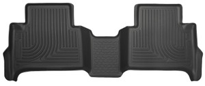 Husky Liners 2nd Seat Floor Liner 2015 Colorado/Canyon Crew Cab-Black WeatherBeater