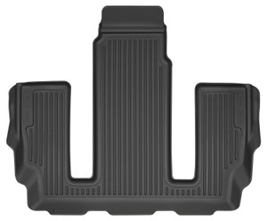 Husky Floor Liners 17-18 GMC Acadia 2nd Row Bucket Seats 3rd Seat Floor Liner Black Weatherbeater Series