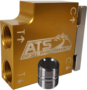 ATS Diesel Thermal Bypass Valve Up-Grade Fits 2019+ 6.7L Cummins W/ Billet Filter Coupler