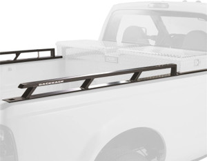 BackRack Side Rails, 8 ft Bed, 2015-TD F-150 Aluminum New Body 21" Toolbox