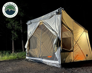 Overland P.S.T. Portable Safari Large Quick Deploying Gray Ground Tent