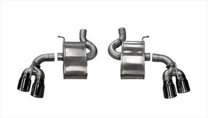 Corsa 2.75" Axle-Back Xtreme Dual Exhaust 4" Black Tips 16-19 Camaro SS/17-18 Camaro ZL1 6.2L V8 Stainless Steel