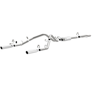 MagnaFlow 3" Cat-Back Exhaust Sierra/Silverado 1500 4.8L/5.3L 2010-2013 - Street Series Dual Split Rear