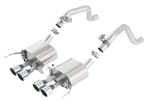 Borla S-Type Axle-Back Exhaust System 2014-2019 Chevrolet Corvette (C7) 6.2L V8 Auto/Man Trans Rear Wheel Drive 2 Door w/ AFM Valves w/OUT NPP Valves. EXCEPT Gr& Sport w/ Manual Trans - 11862