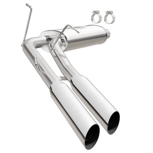 Magnaflow Stainless Cat-Back 2.5" Tubing, 3.5" Tip /Exhaust Systems/Dual Exhaust Kit Same Side Exit In Front Of Rear Tire