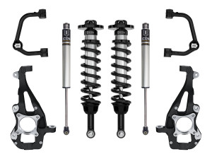 ICON 2021-2023 Ford F150 4WD 3.5-4.5" Stage 1 Suspension System w/ Tubular Upper Control Arms