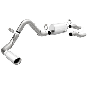 Magnaflow Stainless Cat-Back 3" System, 4" Slashed Tip Single Rear Side Exit