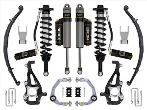 ICON 2021-2024 Ford F150 4WD 3.5-4.5" Stage 4 Suspension System Billet CDCV Leaf Pack
