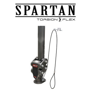 Gen-Y Spartan Torsion-Flex King Pin Coupler 11in Offset 4in RD Tube 3.5K TW 25K Towing GH 097 Pin