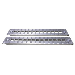 Gen-Y Heavy-Duty 6ft Aluminum Loading Ramps 14in x 72in 3K Capacity Per Ramp - Pair