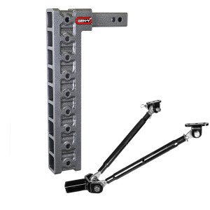 Gen-Y Mega Duty 2in Shank 20in Drop 1.5K TW 10K Hitch w/GH-0100 Stabilizer Kit