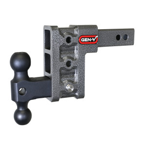 Gen-Y Mega Duty 2in Shank 5in Drop 1.5K TW 10K Hitch w/GH-031 Dual-Ball