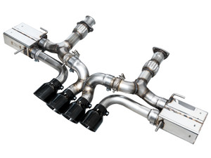 AWE SwitchPath™ Exhaust for C8 Corvette Z06 - Diamond Black Tips