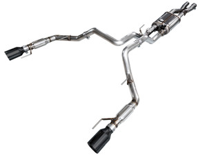AWE SwitchPath™ Exhaust for Gen 3 Raptor - Diamond Black Tips