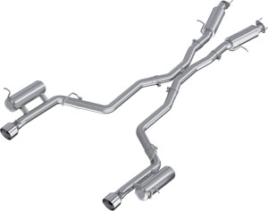 MBRP 3” Cat-Back, Dual Split Rear, 2011-2026 Dodge Durango 3.6L, Street Profile