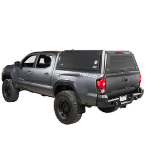 Overland Expedition Truck Cap W/Full Wing Doors, Front and Rear Windows and 3rd Brake Light 09-24 Ford F150 5.5 Foot Bed Overland Vehicle Systems
