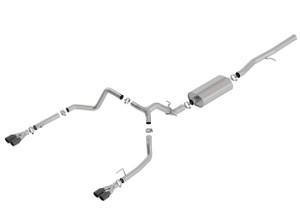 Borla 3.5", 2.75" Cat-Back Exhaust 2019-2023 Chevy/Gmc Silverado/Sierra 1500 6.2l V8, Touring Series -140772bc