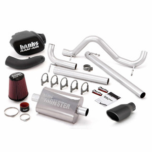 Banks Power Stinger Kit 2007-11 Jeep 3.8L Wrangler 4 Door - Black Tip