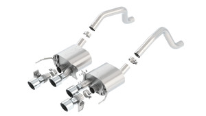 Borla Single 2.75" Into Muffler, Dual 2" Out Axle-Back Exhaust Corvette Zo6/ Grand Sport 2015-2019 Axle-Back Exhaust Atak