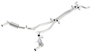 Borla 2.5" Cat-Back Exhaust Camaro Ss W/Ground Effects Package 2010-2013 Cat-Back Exhaust Atak