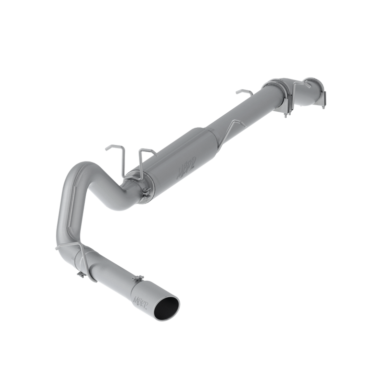 MBRP 4" Cat Back, Single Side (Stock Cat) Exit, T409, Ford F-250/350 6.0L, EC/CC 2003 - 2007