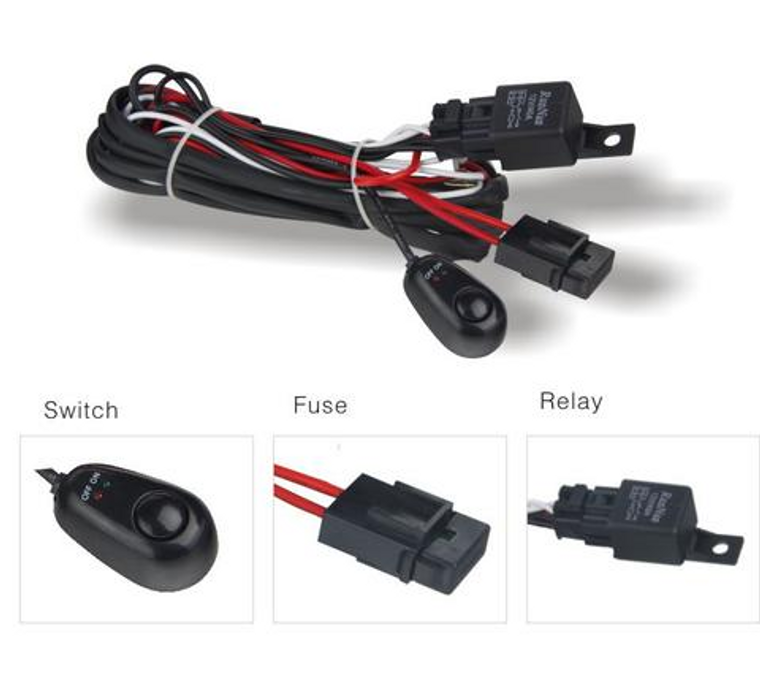 DV8 Offroad Wiring Harness W/Relay And Switch