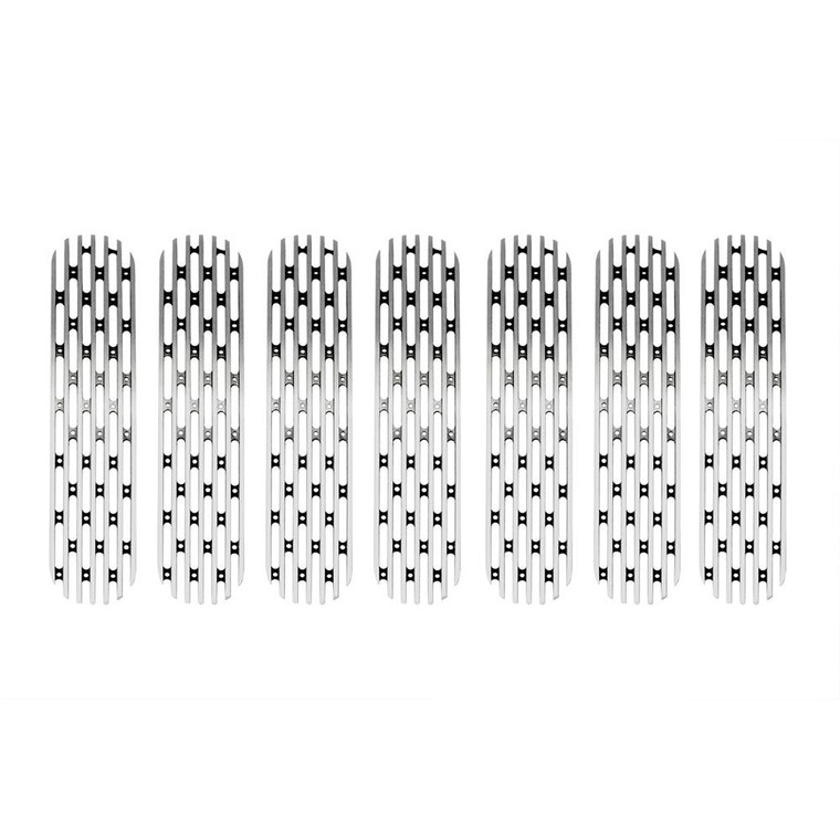 DV8 Offroad 2007-18 Jeep JK Grille Inserts Brushed