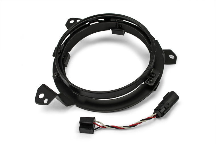 DV8 Offroad Jeep JL Headlight Adapter with wiring (Allows JK Light to fit into JL)