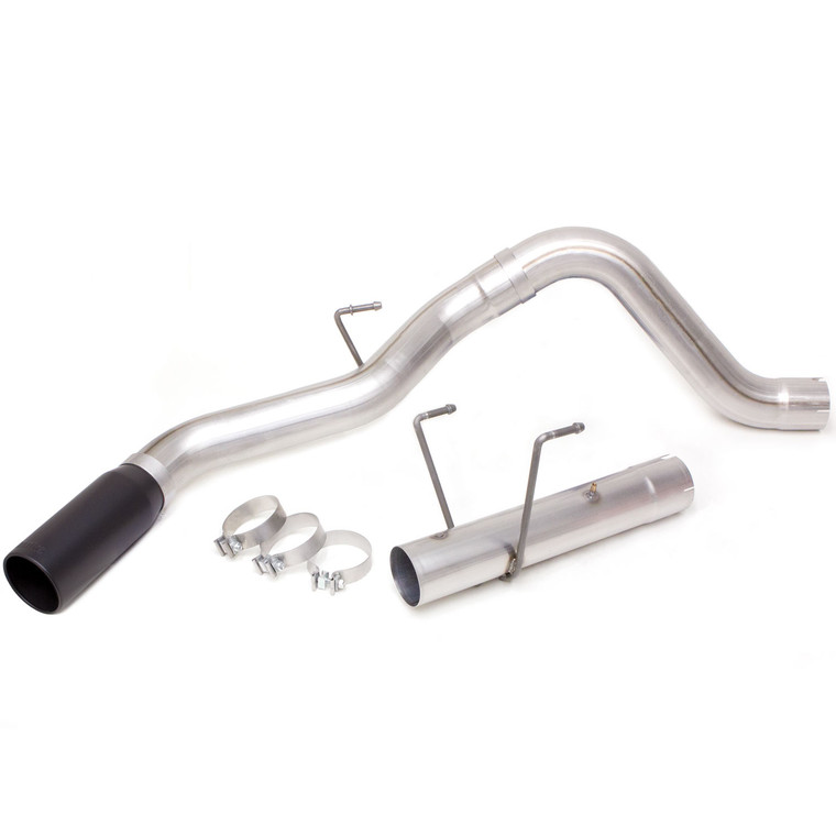 Banks Power Monster Exhaust 4.0 Single S/S-Black Tip 13-18 Ram 6.7L CCLB