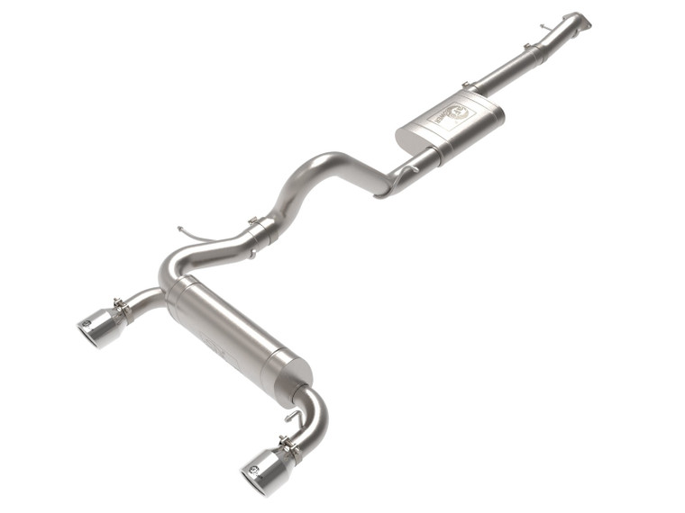 AFE Vulcan Series 3" to 2-1/2" 304 Stainless Steel Cat-Back Exhaust System 2021-2022 Ford Bronco 2.3L/2.7