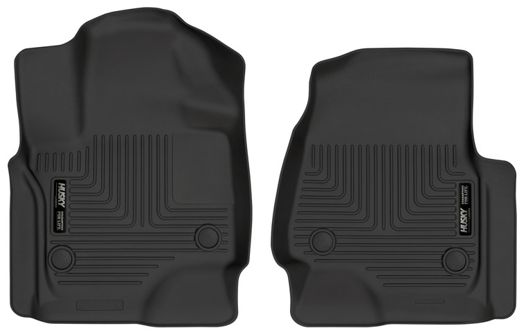 Husky Floor Liners 18 Ford Expedition Front Floor Liners Black