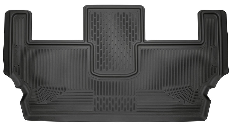 Husky Floor Liners 17-18 Chrysler Pacifica 3rd Seat Floor Liner Black Weatherbeater Series