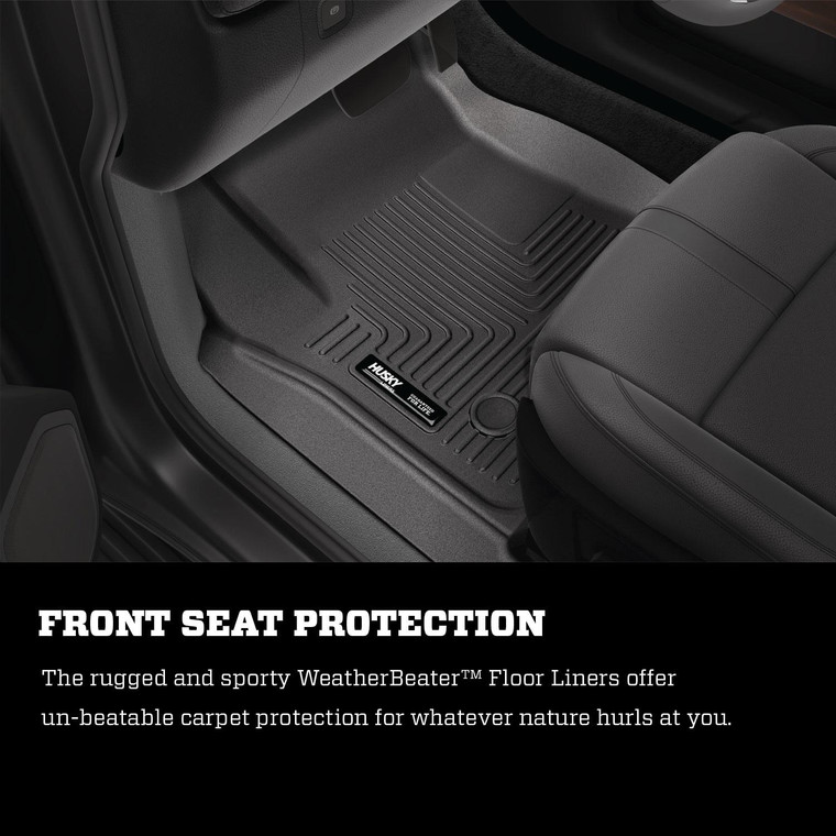 Husky Weatherbeater 2nd Seat Floor Liner 18-20 Lincoln Navigator Black