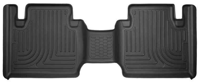 Husky Liners 2nd Seat Floor Liner 12-15 Toyota Tacoma Access Cab-Black WeatherBeater